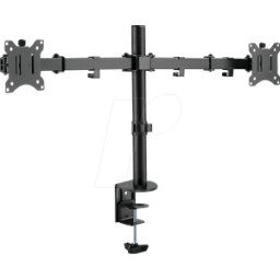 LOGILINK BP0098 - Soporte para monitor, 2 pantallas, 17" - 32", 390 mm, montaje en