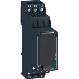 SCHNEIDER ELECTRIC RM22TG20 - Relé de monitoreo de red, 2 contactos de cambio, 250 V CA, 8 A..