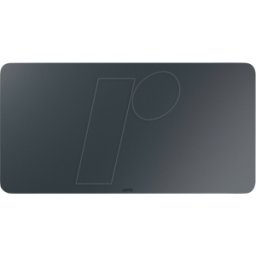 LEITZ 53850089 - Almohadilla de escritura, 700 x 360 mm, cuero, gris oscuro