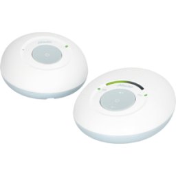 ALECTO ALO DBX110 - Monitor de bebé DECT con modo ECO completo, blanco / azul
