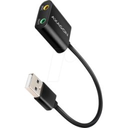 AXAGON AXG ADA-12 - Tarjeta de sonido, externa, estéreo, USB 2.0, 15 cm