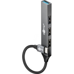 GOOBAY 74457 - USB 3.0, 4 puertos USB-C Hub, 4 USB-A.