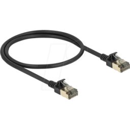 DELOCK 80338 - Cable de red RJ45 Cat.8.1 F/FTP Slim Pro 0,5 m