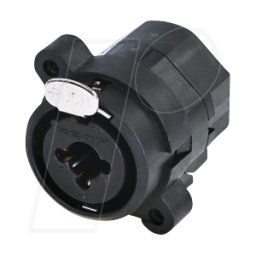 REAN RCJ9FI-H - XLR receptáculo de 3 pines combinado con conector jack es