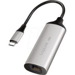 LOGILINK UA0456 - Tarjeta de red, USB-C, 5 Gigabit Ethernet, 1x RJ45