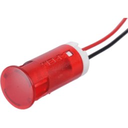 APEM APM QS123 R24 - Lámpara de señalización LED, roja, 24 V, 12