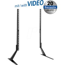 MYWALL MYW HP49L - Soporte para TV, 23" - 75", patas, negro