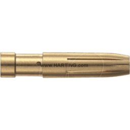 HARTING HAN 933 6221 - Conector hembra de contacto, 4mm², cobre, chapado en oro