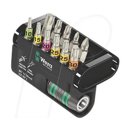 WERA 05073641001 - Bit Set Bit-Check Bit-Check 12 Wood TX HF, 12 piezas