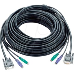 ATEN 2L-1010PC - Cable KVM, VGA, PS/2, 10 m