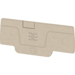 WEIDMÜLLER AEP 3C 1.5 - A-series, end plate, AEP 2T 1.5, beige