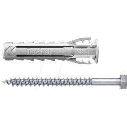 FISCHER BEFESTIGUNGSSYSTEME FD 567828 - Enchufe + tornillo, SX Plus 10x50 S K, 5 piezas