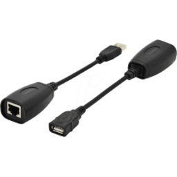 DIGITUS 70139-2 - Cable USB 1.1, conector macho a a hembra, CAT5/6, hasta 45 m