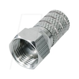MAXTRACK MATR FFL3L - Twist-on F-plug, para cable de antena de Ø 4,0 mm