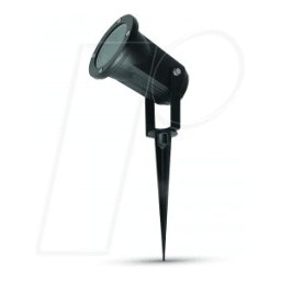 V-TAC VT-7517 - Difusor de jardín, base GU10, negro, IP44