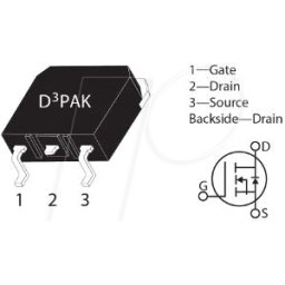 MICROCHIP MSC035SMA170S - SiC-MOSFET N-Ch 1700V 59A 0.035R TO-268 (D3PAK)