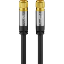 GOOBAY 70678 - Cable de conexión de antena (F) (tipo 135 dB) 4x apantall