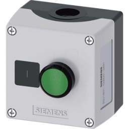 SIEMENS SIE 1801-0AB00 - Pulsador 22 mm - 1 vía, 1 N/O, verde