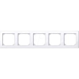 MERTEN ME MS 478525 - M-SMART, Marco, 5x, activo blanco brillante, antibacteriano