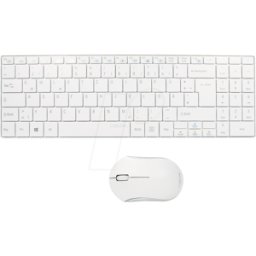 LOGILINK ID0109 - Combinación de teclado y ratón, radio, slim, blanc