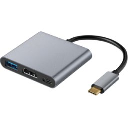 SHIVERPEAKS SHVP BS14-05029 - USB 3,0, hub de 3 puertos, 1x USB-A, 1x USB-C, 1x HDMI