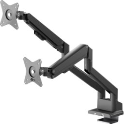 GOOBAY 70814 - Soporte para monitor, 2 pantallas, 17" - 32", 455 mm, montaje en