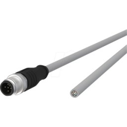 METZ CONNECT MC 142MMA10050 - Cable de sensor, M12, 5 polos, ac > extremo abierto, 5 m