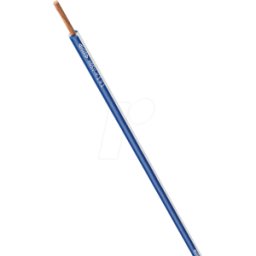 LAPP H05VK 0,5DBUWH - Alambre de interruptor H05V-K, 0,5 mm², 100 m, azul oscuro-blanc