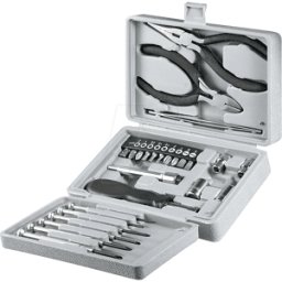GOOBAY GB 77093 - Juego de herramientas, alicates, destornilladores, mecáni