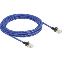 DELOCK 80380 - Cable de red RJ45 Cat.6A U/FTP Slim 5 m azul