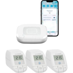 HOMEMATIC IP HMIP HAP2-ETRVB3 - Paquete de inicio de calefacción para 3 radiadores