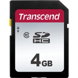 TRANSCEND TS4GSDC300S - Tarjeta de memoria SDHC, 4 GB, clase 10, 300S