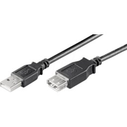 GOOBAY 93601 - Cable alargador USB 2.0 de alta velocidad, 5 m negro
