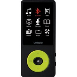 LENCO XEMIO860GN - Reproductor MP4, 8GB, Bluetooth, batería, verde