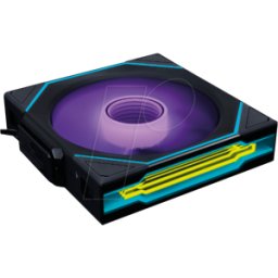 LIAN LI LIAN 12RSLIN1W1B - UNI FAN SL-INF inalámbrico, reverso, 120 mm, negro