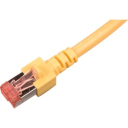 FREI PATCH-C6 015GE - Cable de conexión PiMF Cat.6 de 0,15 m, amarillo, RJ45