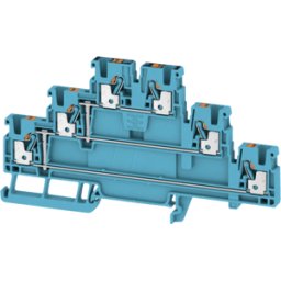 WEIDMÜLLER A3T 2.5 VL BL - Borne de paso Klippon® Connect, serie a azul
