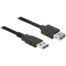 DELOCK 85056 - Cable USB 3.0, conector macho A a conector hembra A, 2 m