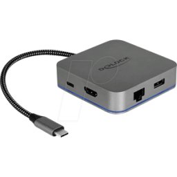 DELOCK 87742 - Replicador de puertos, USB Tipo-C