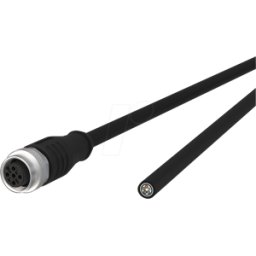 METZ CONNECT MC 142MGA20100 - Cable de sensor, M12, 5 polos, KU > extremo abierto, 10 m