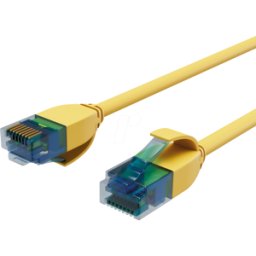 SHIVERPEAKS SHVP BS08-22022 - Cable de conexión CAT.U/UTP SLIM, amarillo 1 m.