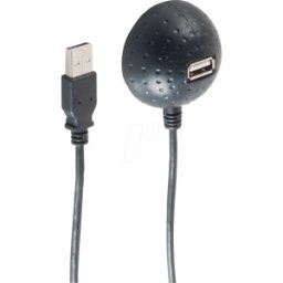 SHIVERPEAKS SHVP BS13-50017 - USB 2,0, USB A -> Estación de acoplamiento USB A, 1,5 m..
