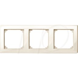 MERTEN EL MS 478344 - M-SMART, marco, triple, blanco, brillante
