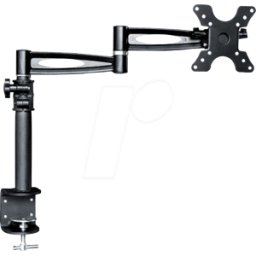 TECHLY ICA-LCD-502BK - Soporte para monitor 1x LCD 13" - 27" largo, abrazadera