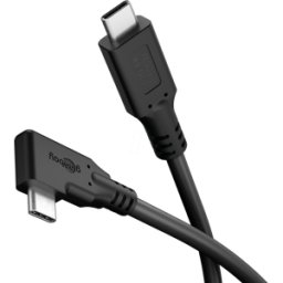 GOOBAY 79432 - Cable de sincronización y carga, USB4, USB-C > USB-C 90°,