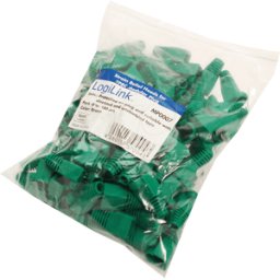 LOGILINK MP0007 - Funda de protección de pandeo modular de 100 uds. verde