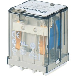 FINDER FIN 62.31.9 12V - Relé de alimentación - Stek, 1 contacto NA, 12 V CC