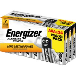 ENERGIZER EN POW AAA24 - Pila alcalina, AAA (Micro), paquete de 24