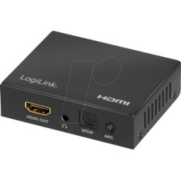 LOGILINK HD0055 - Extractor de audio HDMI, 2CH/5.1CH, 4K/60 Hz