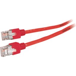 FREI PATCH-300 1 RT - Categoría 5e, 300MHz, SF/UTP, 1m, rojo